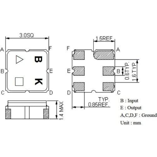 TA0862A 1268.52MHz BK TA1078A JE 1680MHz TA0676A 1592.5MHz 4X TA1495A 1615.68MHz Q3 TA0757A 1575.42MHz SMD 3.0x3.0mm SAW Filter