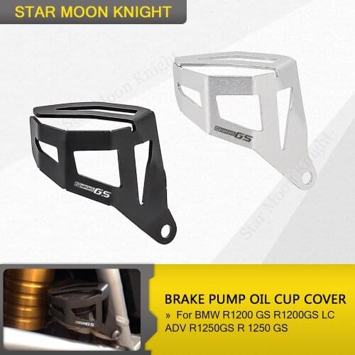 Motorcycle Rear Brake Pump Fluid Tank Reservoir Guard Protector Cover OIL CUP For BMW R1200 GS R1200GS LC ADV 2014-2017