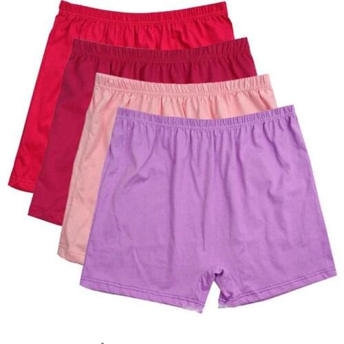 Women Boxers Panties Loose Cotton High Waist Breathable Female Underwears Boyshort Shorts Underpants Large Size L-8XL 5pcs/lot