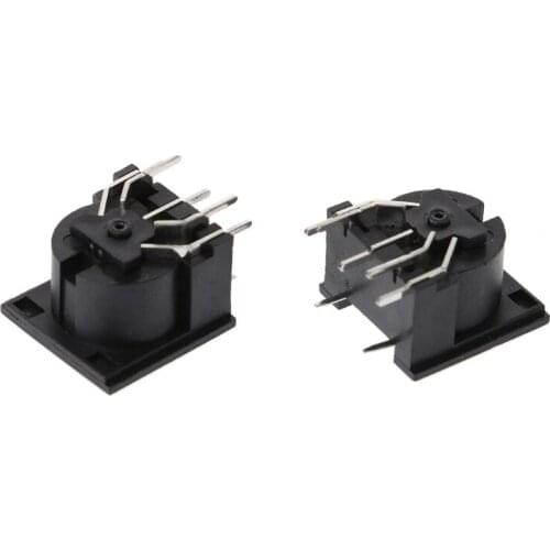 10 Pcs/Set PCB Panel Mount Female Connector DIN5 DIN 5-Pin Jack DS-5-01 MIDI