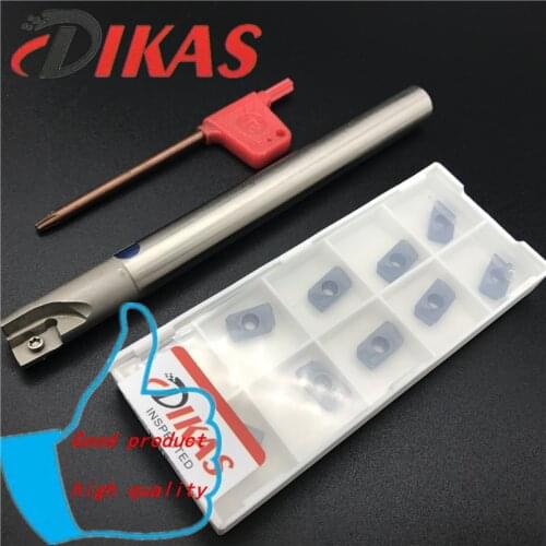 1PCS Milling cutter holder EAP300R12D12d130L1T and 10pcs APMT1135PDER H2 PM15 Carbide Milling Cutter Milling Tools (Set)