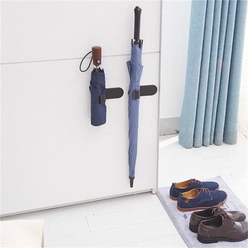 1 Pcs Plastic Paste Car Home Umbrella Stand Household Accessories Convenient Space Multi-function Small Hook Storage Rack