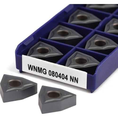 10Pcs WNMG080404 NN LT10 WNMG080408 Original CNC Lathe Machining Turning Tool Carbide Insert Cutting Original High Quality Blade