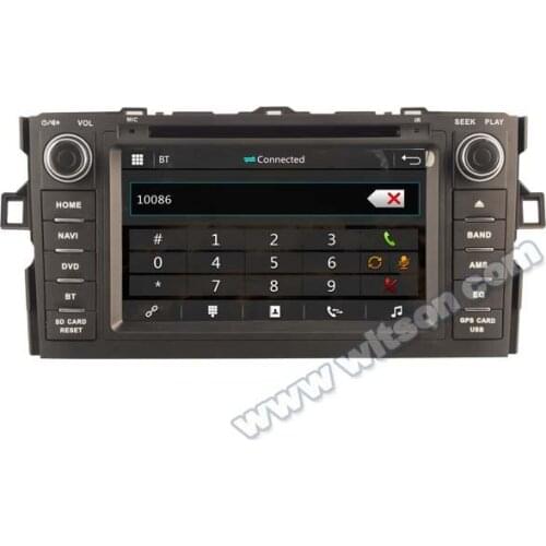 7" Capacitive Touch Special Car DVD for Toyota Auris E150 2006 2007 2008 2009 2010 2011 2012 with Front DVR Camera Support