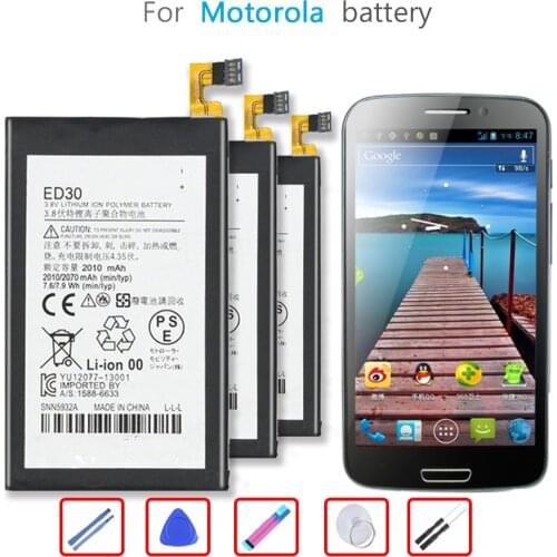 ED30 2010mAh Battery For Motorola Moto G G2 XT1028 XT1032 XT1033 XT1034 XT1068 ED 30 XT 1028 1032 1033 1068 Mobile Phone