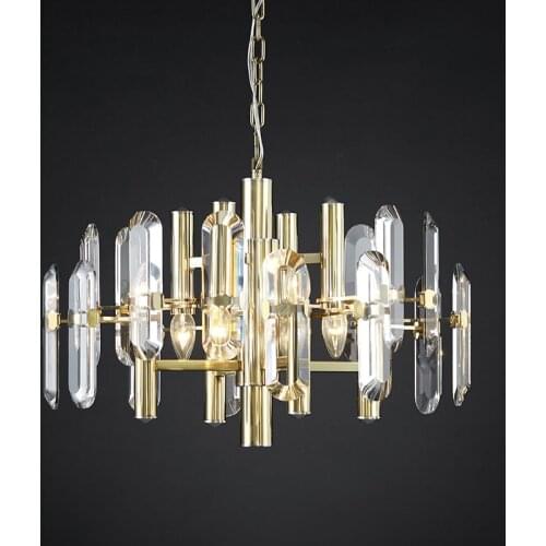 Crystal chanderlier gold chanderlier hanging lighting E14 lighting luxury lighting good project lighting