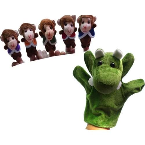 Exquisite Plush Finger Puppet Five Little Monkeys Swing In A Tree Finger Puppets Set Plush Toy Baby Gift Ideas Finger Puppets