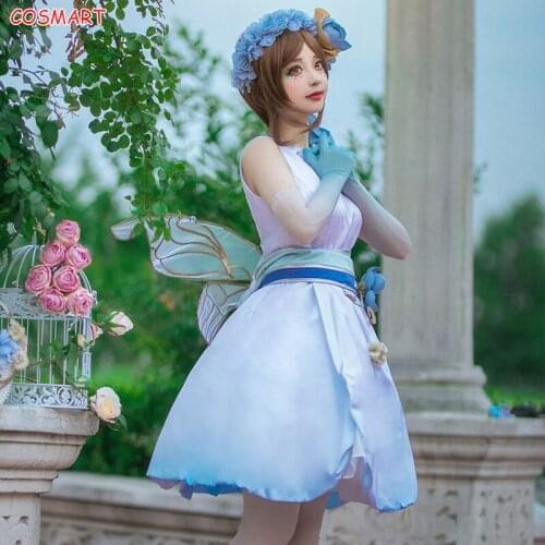 Game Identity V Emma Woods Gardener Forest Fairy Dress Uniform Cosplay Costume Carnival Halloween Party Suit For Women New