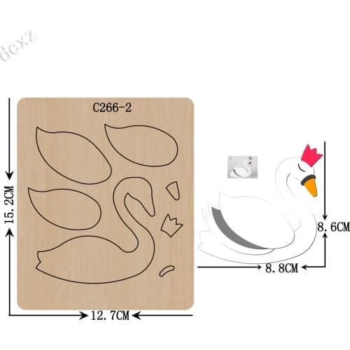 New Wooden die Scrapbooking C-266-2 Cutting Dies for common die cutting machines on the market