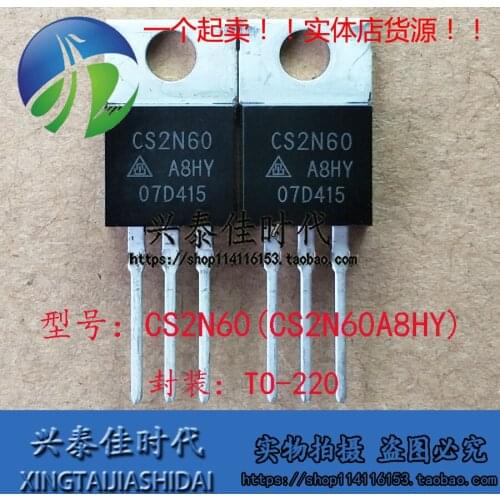 Original new 5pcs/ CS2N60 CS2N60A8HY TO-220