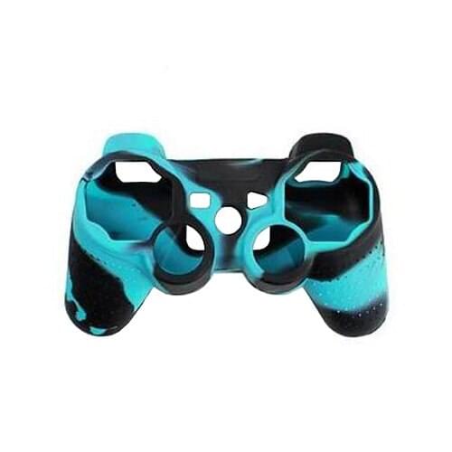 OSTENT Camouflage Silicone Skin Case Cover for Sony PS2/3 Wireless/Wired Controller