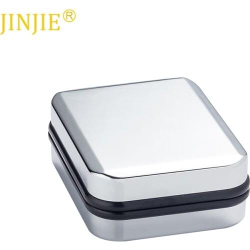 Spot high quality silver cufflinks Jewelry gift box with velvet inside cufflinks box package cufflinks box custom jewelry box