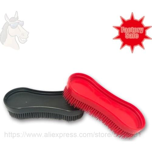36 2022 Magic curry comb PE backpack with soft bristles 16.6*6.6cm for removing dirty furs from horse surface factory direct sal