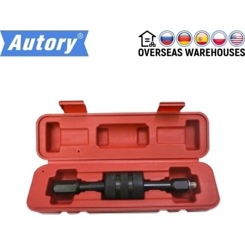 Car Diesel Injector Removal Puller Common Rail Injector Remover M8 M12 M14 Thread Adapter for Bosch Lucas Delphi Injector