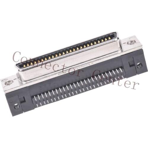 TE Conn IEEE 488 RCP 50 POS 2.16mm Solder RA Thru-Hole 50 Terminal 1 Port 553813-3