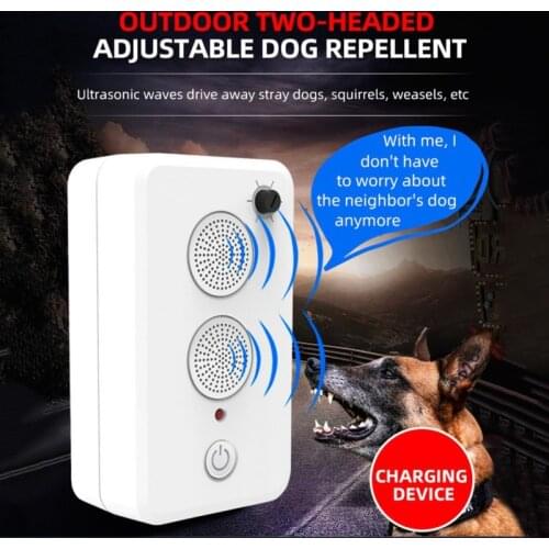 Ultrasonic Anti Barking Device for Outdoor Wild Dog Auto Dog Barking Deterrent Devices Portable & Hanging Design Outdoor Home