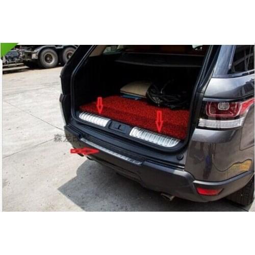 Rear bumper cargo sill plate cover 3pcs for Land Rover Range rover Sport 2014
