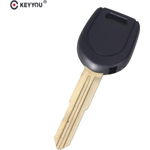 KEYYOU 10X Replacement Transponder Key Shell Left Blade For Mitsubishi Eclipse Galant Endeavor Transponder Key