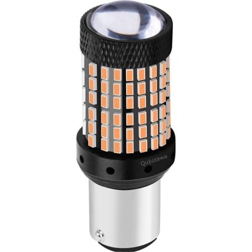 1PCS 1157 BAY15D P21/5W Super Bright 144 SMD LED Car Brake Bulb Auto Turn Signal Lamp Daytime Running Light Red White Yellow