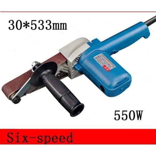 1PC Variable Speed 30*533mm Belt Sander 550W High Power Woodworking Belt Sander 220-240V Sandpaper Grinding Machine