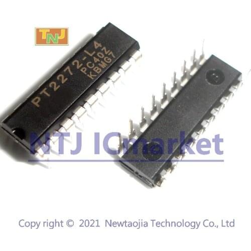 10 PCS PT2272-L4 PT2272-L4S 2272-L4 Remote Control Encoder IC CHIP DIP-18 or SOP-20