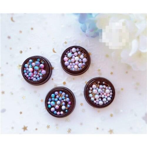 2018 New 3box/lot big small mixed Gradient mermaid beads material epoxy mold makeing jewelry filling for DIY jewelry