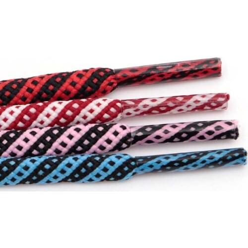 Coolstring 5MM Double Colour Matching Polyester Rope Novelty Customized Colored Round Lace Replacement шнурки для кроссовок