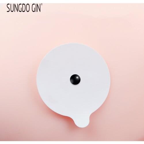 30pcs/Bag Disposable Eyelash Glue Holder Paper Stickers Pallet Eyelashes Glue Pads Stand On Glass Eyelash Extension Makeup Tools