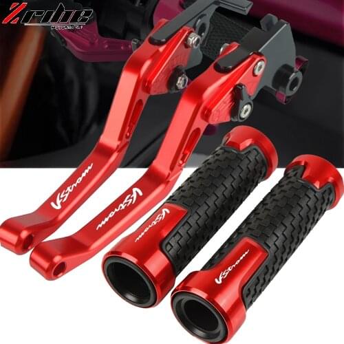For SUZUKI V-Strom DL 250 Vstrom DL250 2017-2018 Motorcycle Accessories CNC Racing Grips Handle Grips Brake Levers Clutch