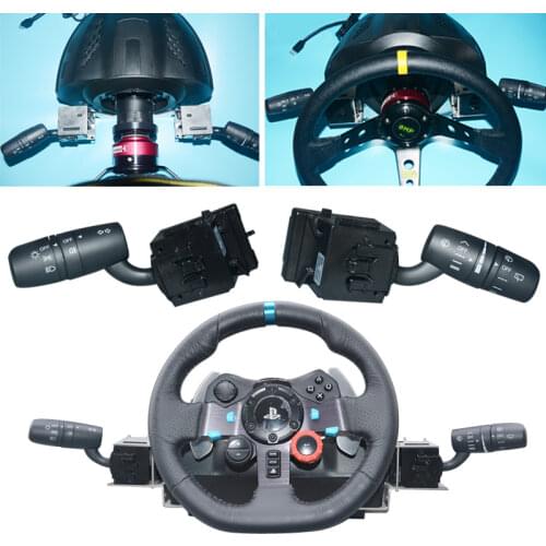 Racing Simulator for Logitech G29 G27 T300RS SIMAGIC Simulator Steering Wheel Turn Signal Headlight Wiper Switch for ETS2 ATS