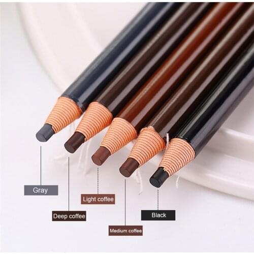 Eyebrow Pencil Cosmetic Pen for Eyeshadow Natural Long-Lasting Tattoo Eyebrows Waterproof Eyebrow Makeup Set Beauty