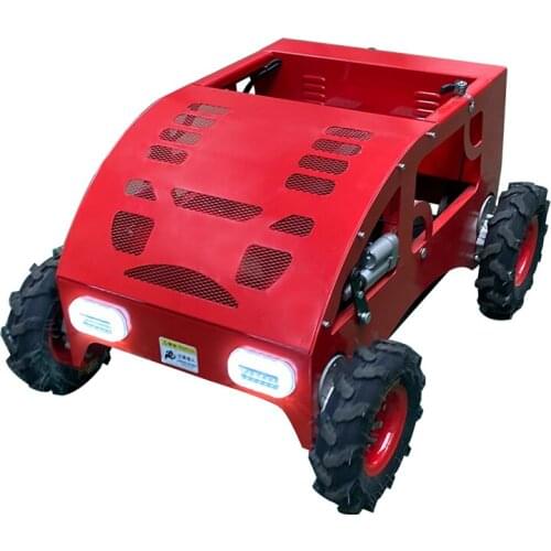 China factory price 4 wheels gasoline weeding machine remote control lawn mower