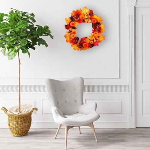 LISHEN Artificial Autumn Wreaths