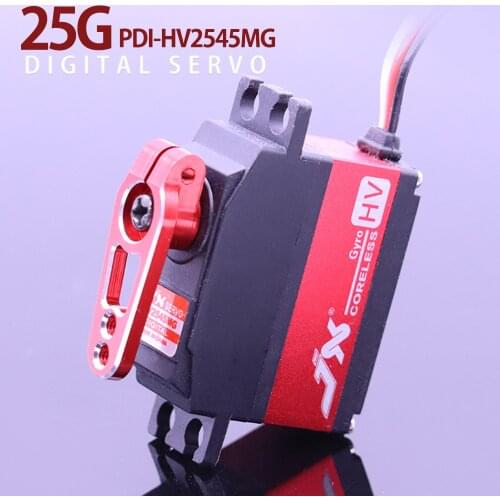 JX PDI-HV2545MG 25g Metal Gear Digital High Voltage Tail Servo for RC TREX Align ALZRC 450 500 Helicopter Airplane