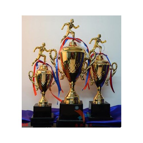 Metal trophy personalized printed award stand running bar running race award trophy Wholesale factory direct selling