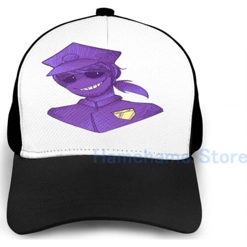 Fashion Purple Guy - FNAF Basketball Cap men women Graphic print black Unisex adult hat