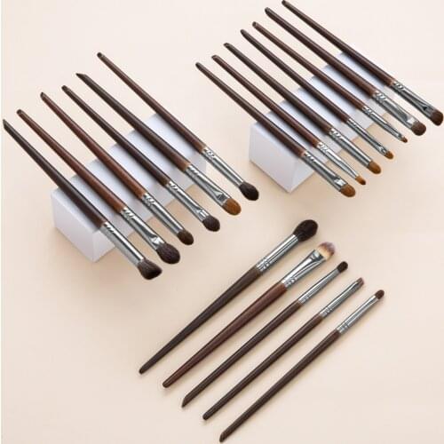 OVW 18/24 Goat Makeup Brush Set with Zipper Case Travel Cosmetic Bag Make Up Brushes Professional Studio Synthetic Quality Brush