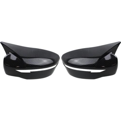 One Pair Rearview Mirror Covers Cap Carbon Fiber High Quality for for x-trail t32 2014-2020/Qashqai J11 2016-2020