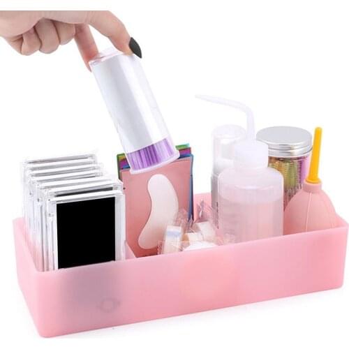 Large Eyelash Storage Case False Eyelashes Eyelash Extension Tool Organizer For Eyelash Extension Tweezer Case Makeup Tools Box