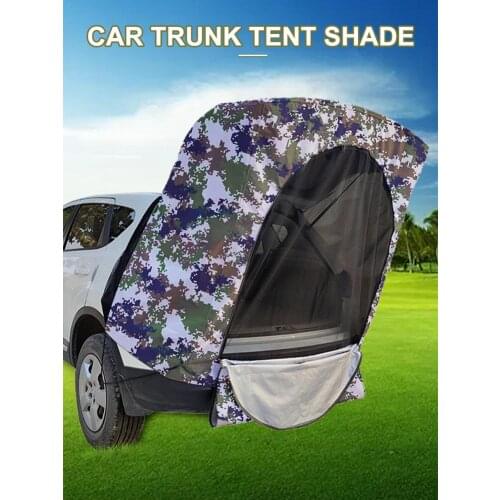 SUV Camping Car Tent B3 Gauze Outdoor Rear Tailgates Car Trunk Tent Shade Uv Protection Rainproof 130x160x100cm For Picnic