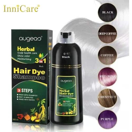 Foam Hair Dye Multi-color foam hair dye Shampoo Herbal Hair Dye Convenient Home hair products