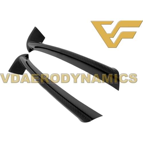 Suitable For 05-08 987 Cayman Boxster VAD-V Carbon Fiber Rear Lip Diffuser Bumper Body Kit