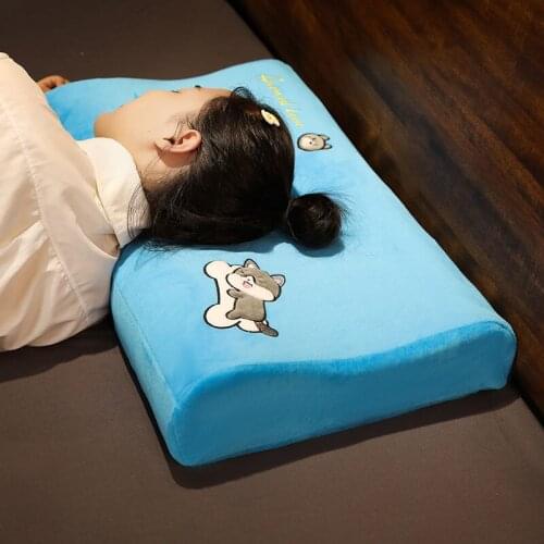 Memory Foam Home Girl Heart Pillow Cartoon Cute Girlfriend Gift Soothing Sleep Pillow Student Dormitory Single Pillow F8014