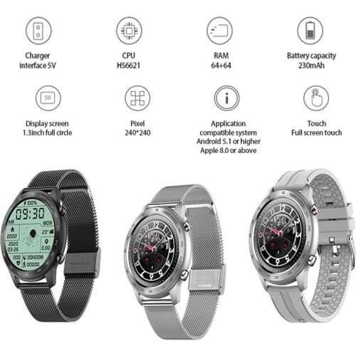 MX5 Smart Watch Blood Pressure Heart Rate Sleep Monitor Smart Band Bluetooth Waterproof Touch Pedometer Sports Fitness Bracelet