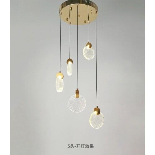 Modern stone chandeliers ceiling modern led chandelier lustres para quarto living room decoration ventilador de techo hanglampen