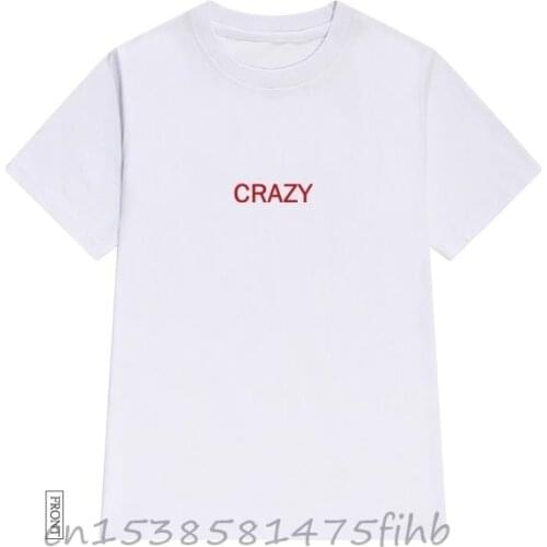 Crazy Red Print Women Tshirt No Fade Premium Casual Funny T Shirt Gift 90s Lady Girl