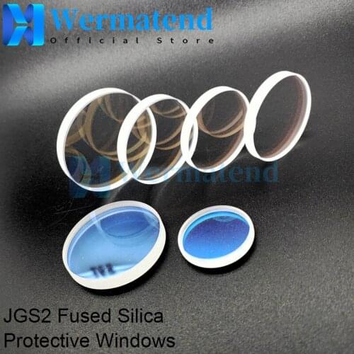 Wermatend 100PCS/Lot Protective Lens 37*7 0-6kW for WSX Raytools Laser Cutting Head D37-7 Protection Windows Free DHL