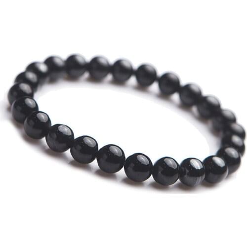 South African Genuine Natural Sugilite Bracelet 8mm Stretch Crystal Round Bead Natural Stone Bracelets For Women AAAA