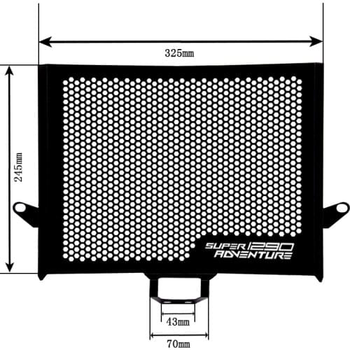 For KTM 1050 1090 1190 Adventure ADV 1290 Super Adventure Duke Adventure R S T Motorcycle Radiator Grille Guard Cover Protector