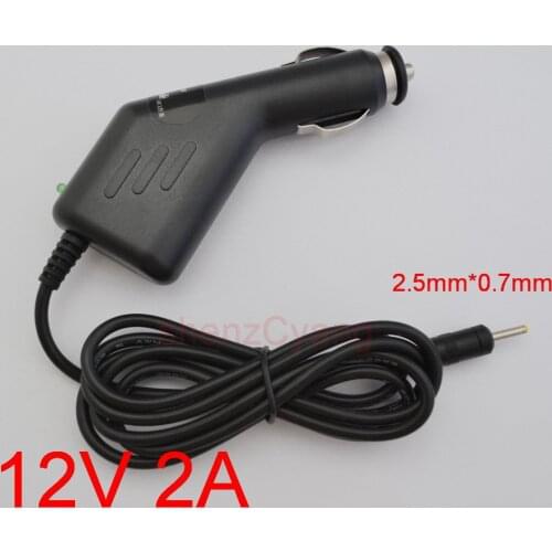 1pcs High-quality, 12V 2A & 2000mA DC 2.5mm*0.7mm Car Charger Power Supply